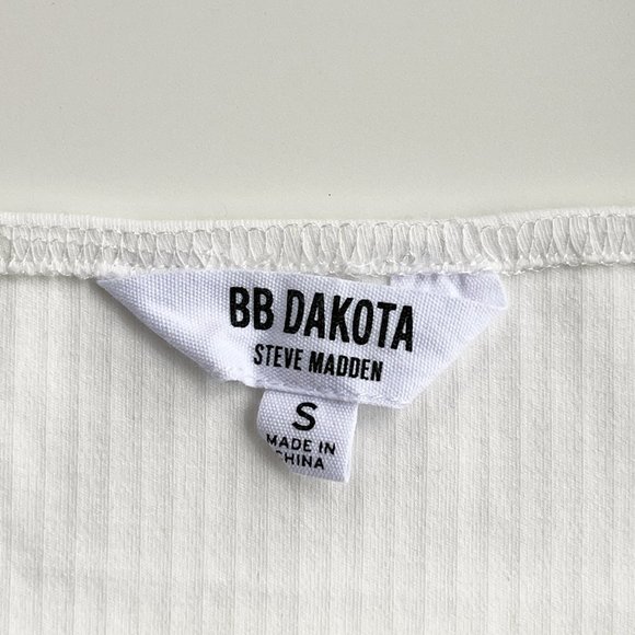 BB Dakota by Steve Madden Ivory Sweetest Thing Top size Small - Picture 12 of 14